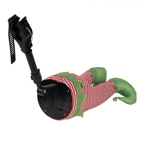 Decorazione Natalizia Gambe Animate di Elfo per Albero - Clayre & Eef,  30x13x54cm