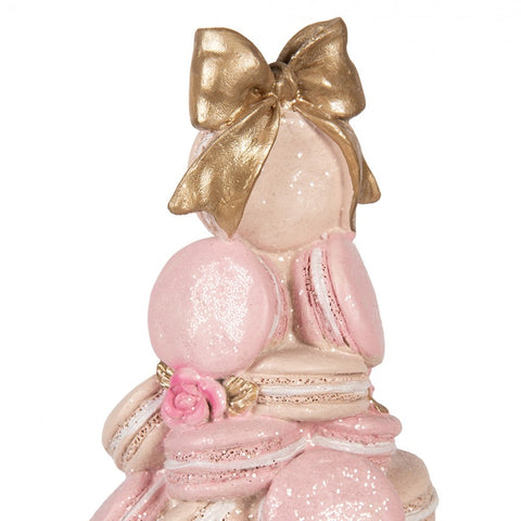 Torta decorativa rosa con macarons Ø 13x29 cm Clayre & Eef