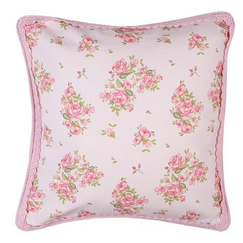 Cuscino arredo cotton roses