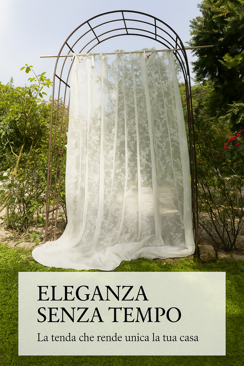 Tenda Martina – Delicata eleganza in pizzo romantico