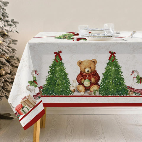 Tovaglia Natalizia Ghirlanda - 140x180 cm (X6) 140x250 cm (X12) 140 x 350 cm (X18)