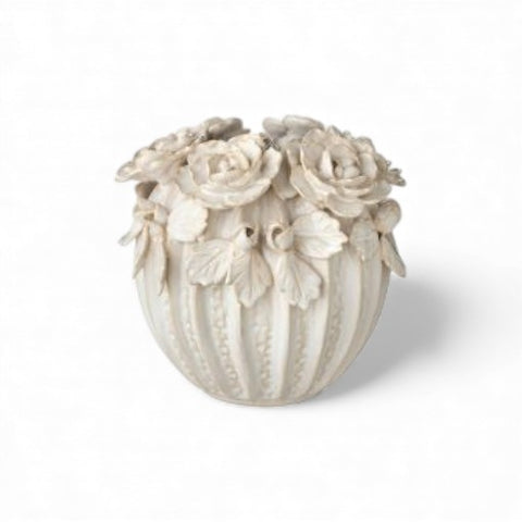 Vaso con Rose in Ceramica – L’Arte di Nacchi – Varianti 20 cm e 26 cm