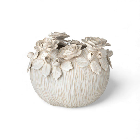 Vaso con Rose in Ceramica – L’Arte di Nacchi – Varianti 20 cm e 26 cm